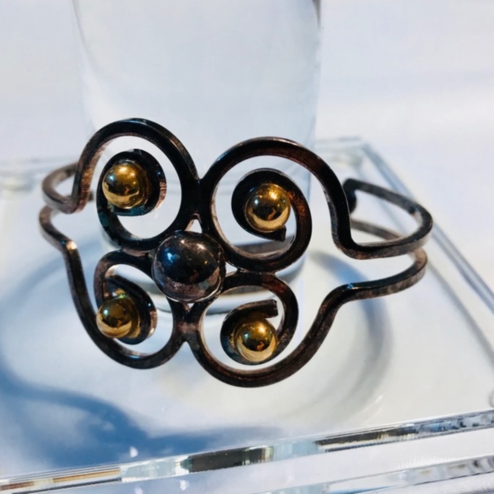 Silver/Gold bangle
